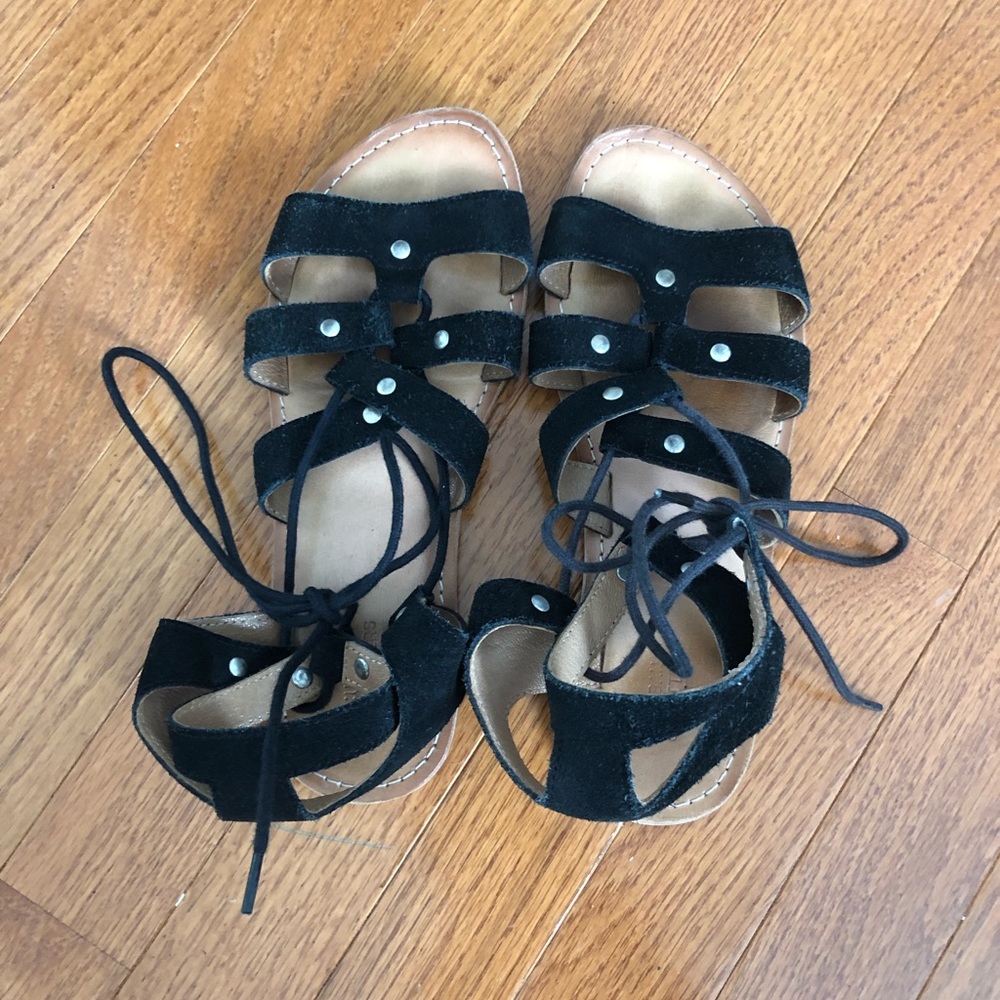 Urban Outfitters black gladiator sandals